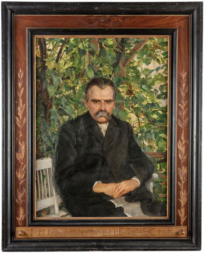 Curt Stoevings Porträt von Friedrich Nietzsche, 1894, Klassik Stiftung Weimar – Museen