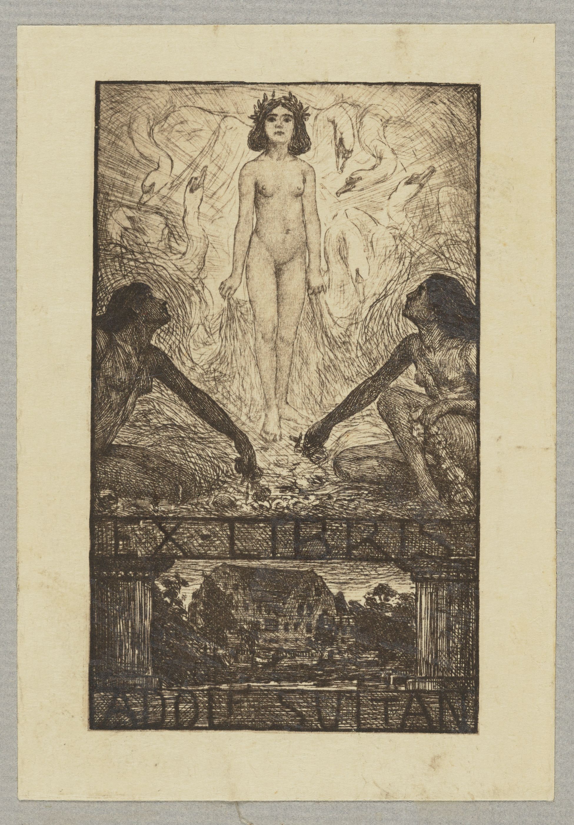 Bruno Héroux: Exlibris Adolf Sultan, 1907