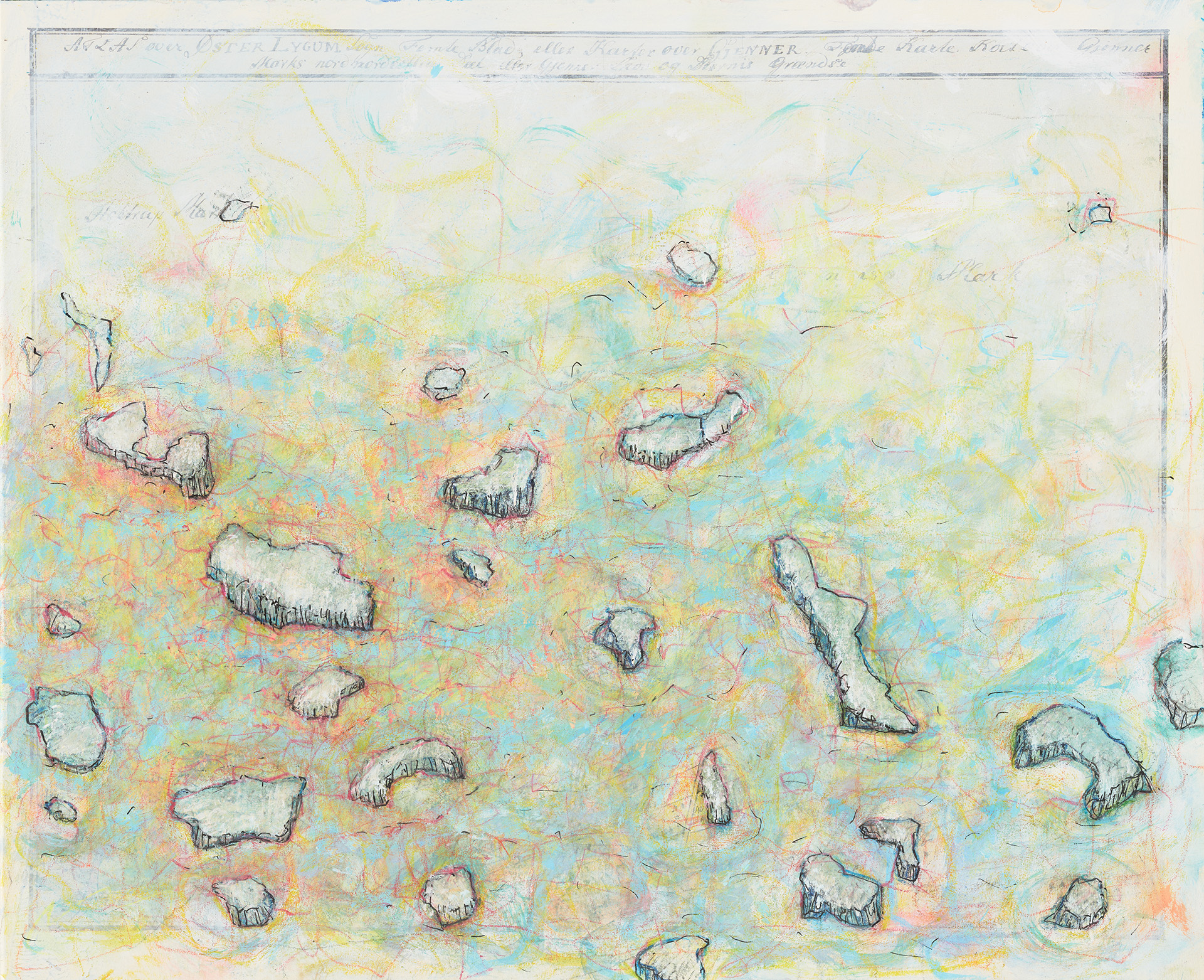 Künstlerbuch-Atlas von Ursula Schiegnitz, 2015 (HAAB 313850–D)