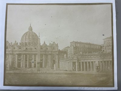 Salzpapier: Petersdom in Rom