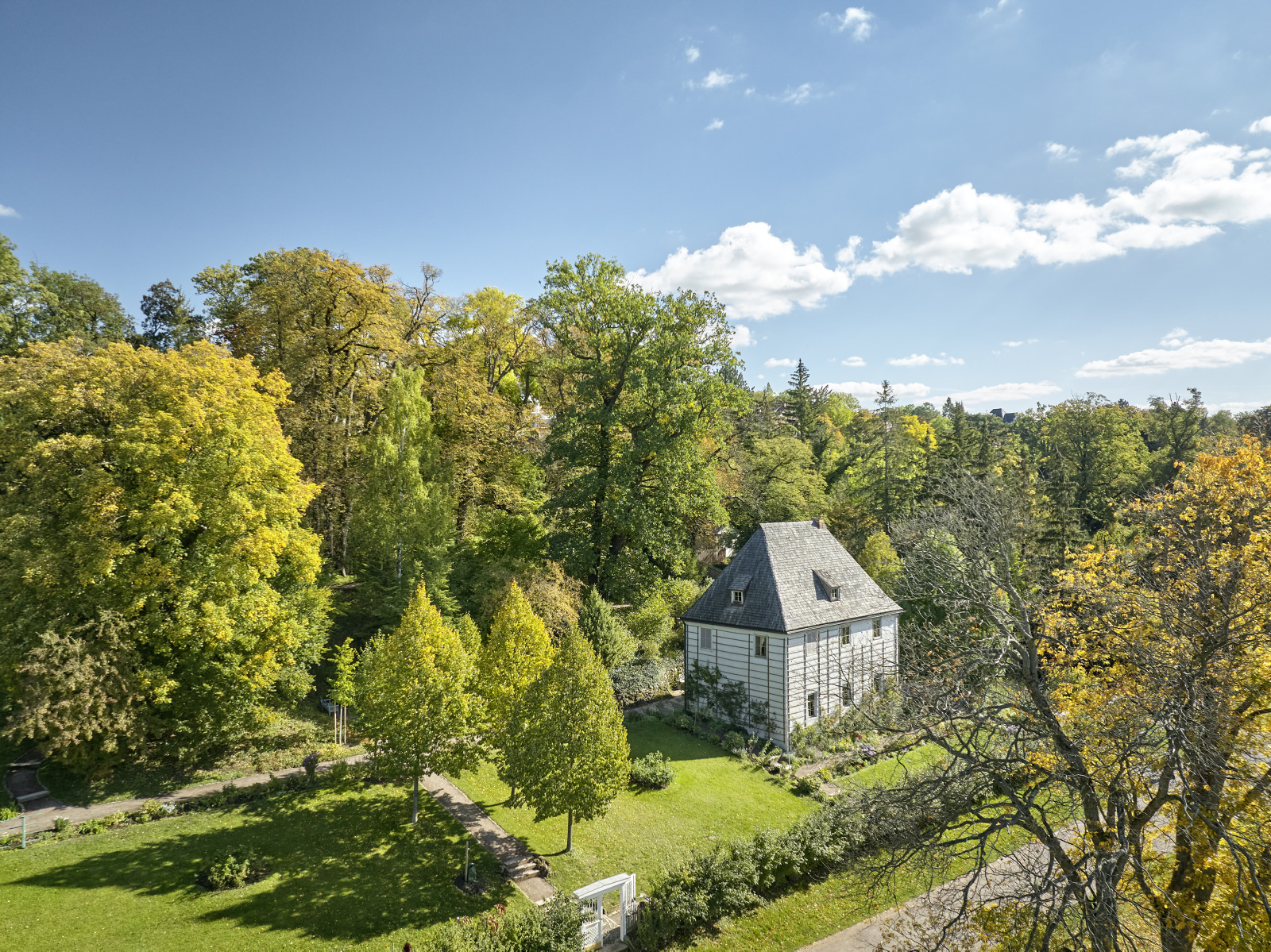 Das Goethe Gartenhaus im Park an der Ilm