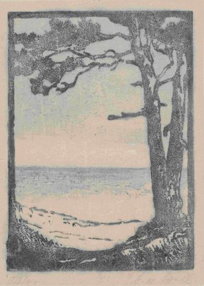 <p>Doris von Mohl, Küstenlandschaft, undatiert © Klassik Stiftung Weimar</p>