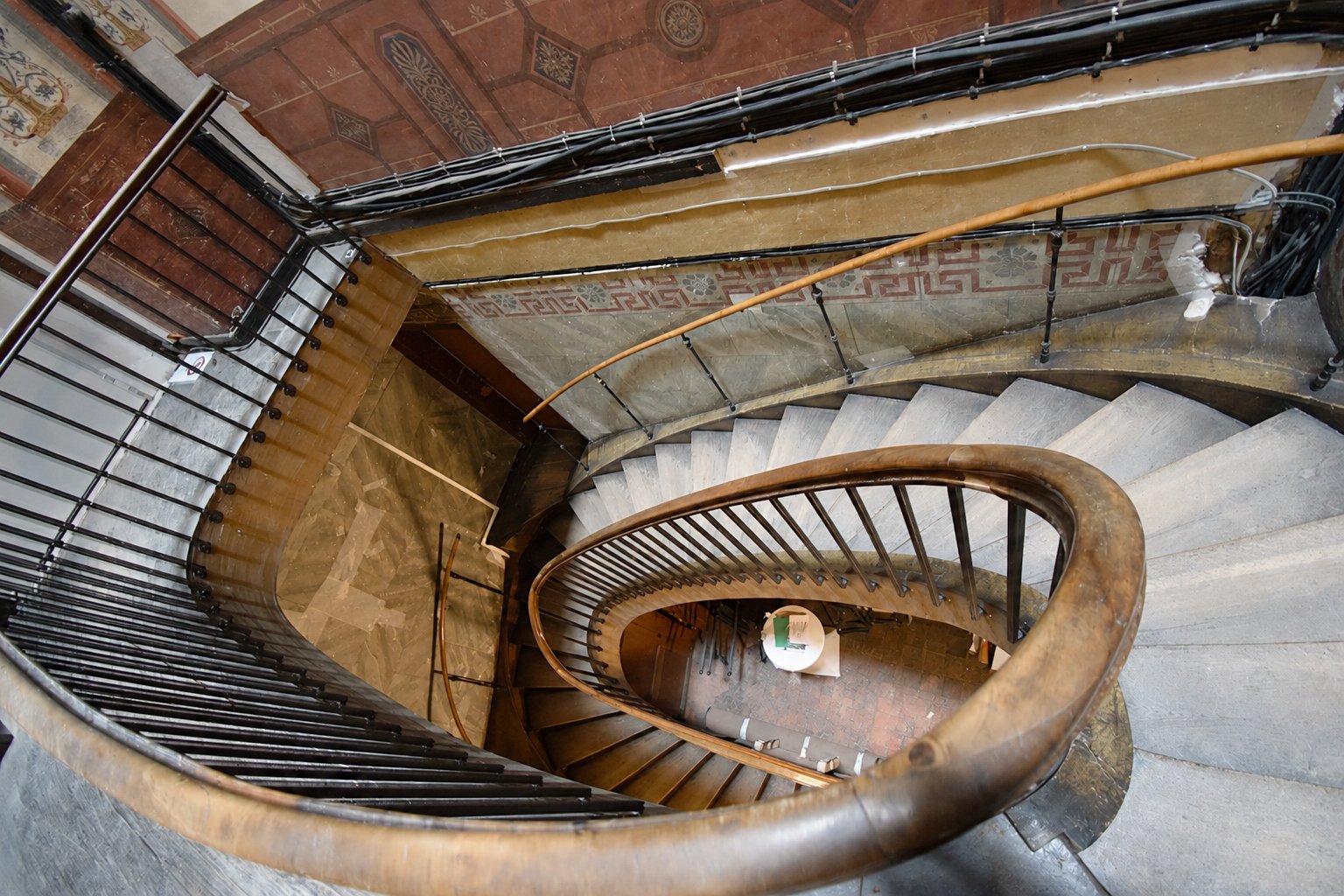 <p>Die Schillertreppe von oben. ©Kathleen Kröger | Klassik Stiftung Weimar</p>