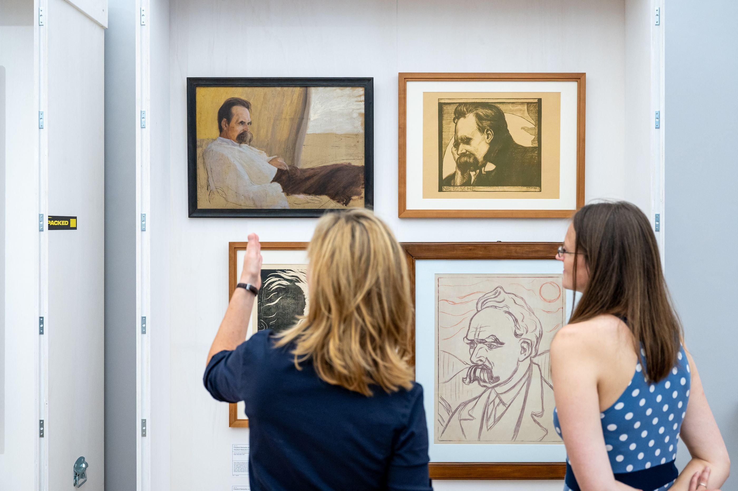 <p>Erst in den 1890er-Jahren setzt eine künstlerische Auseinandersetzung mit Nietzsche ein, © Klassik Stiftung Weimar – Foto: Henry Sowinski</p>