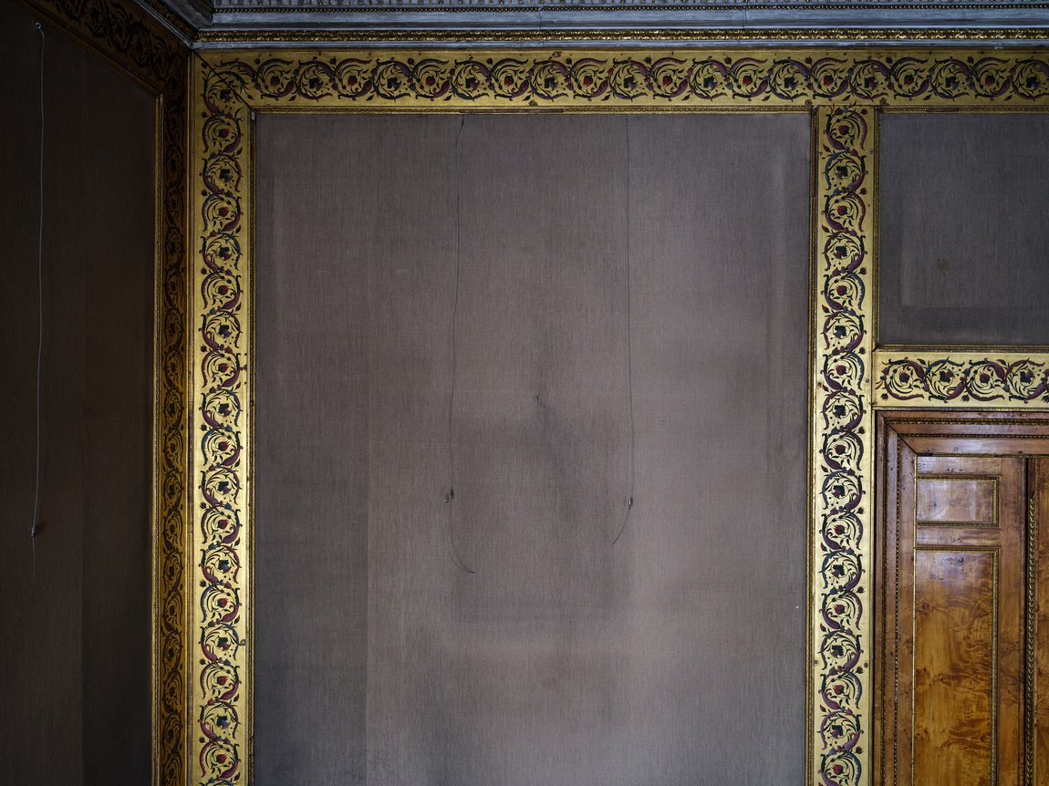 <p>Im Gobelinzimmer ohne Gobelins</p>